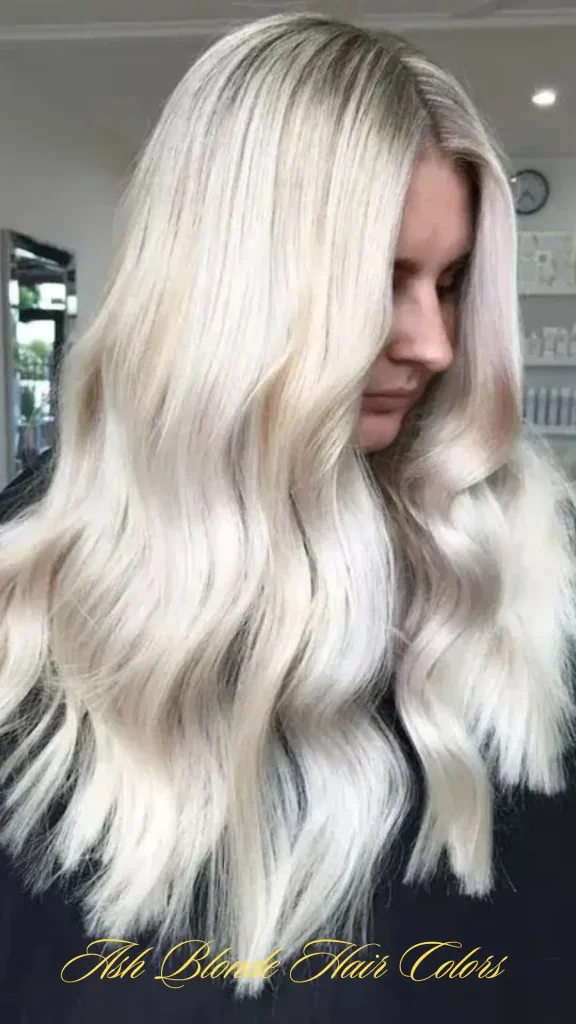 Ash Blonde with Lowlights