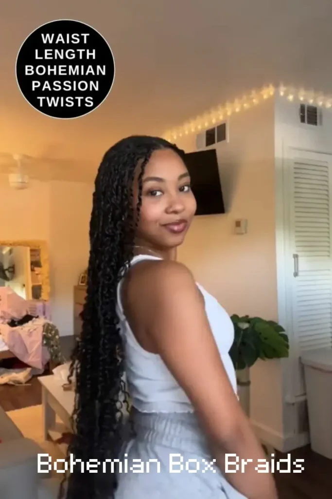 Bohemian Box Braids