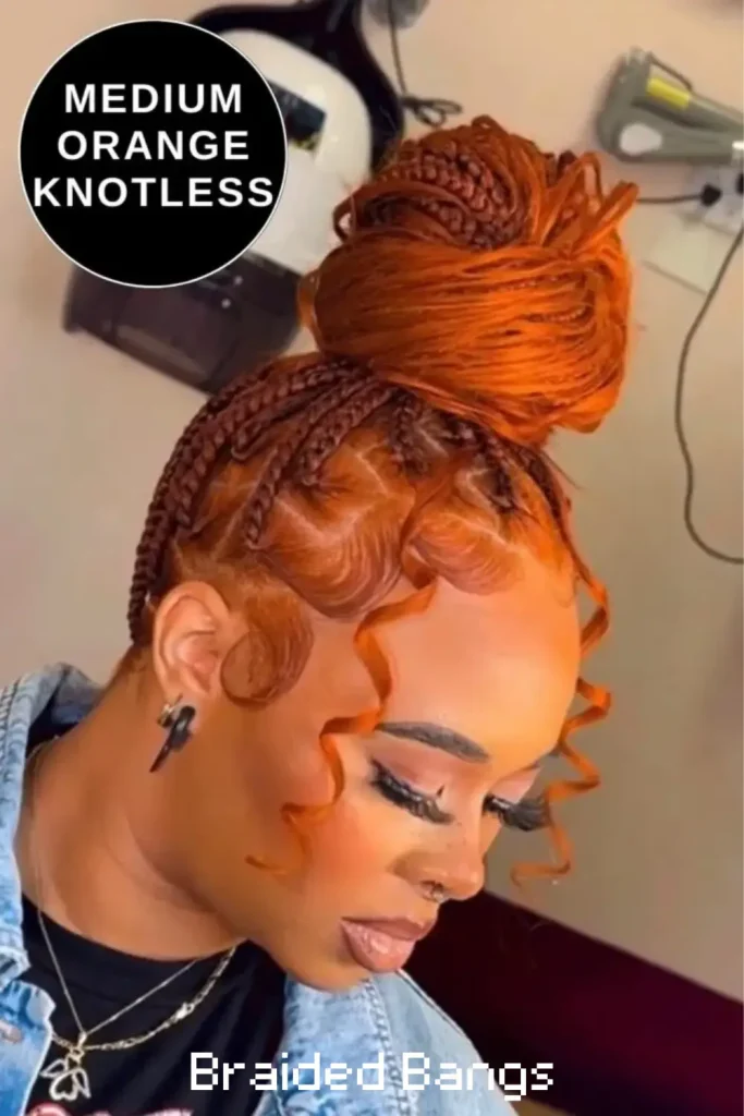 Braided Bangs