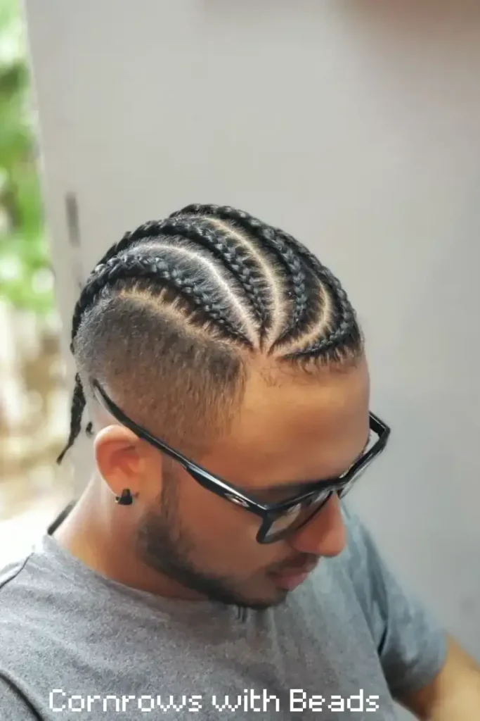 Cornrows with Beads