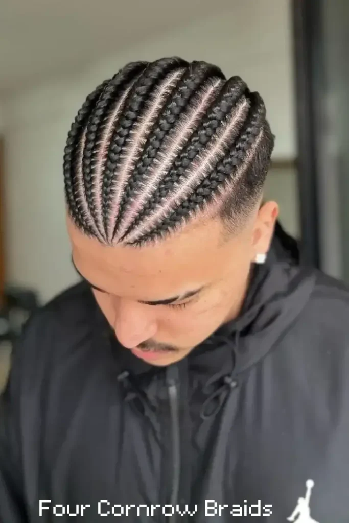 Four Cornrow Braids