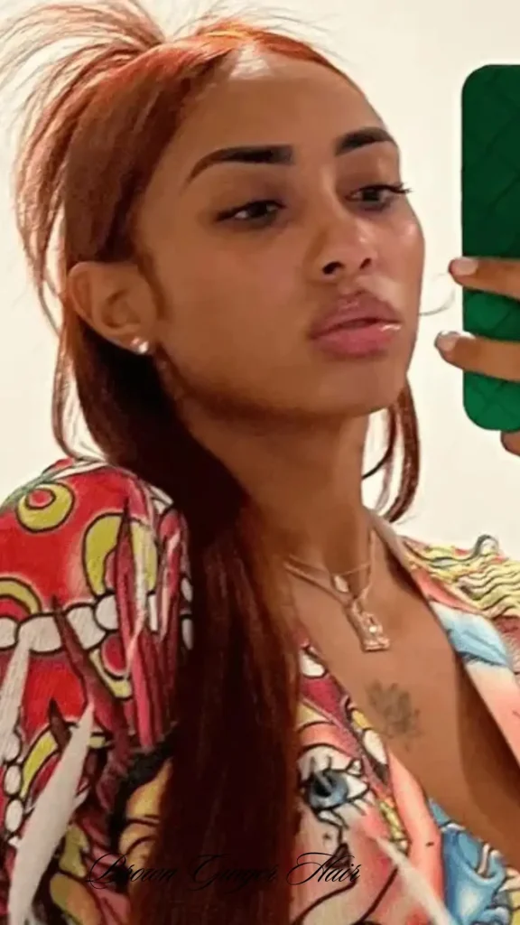 Glossy Ginger Brown Bob