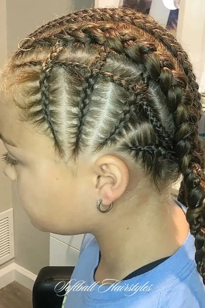 Headband with Low Pony