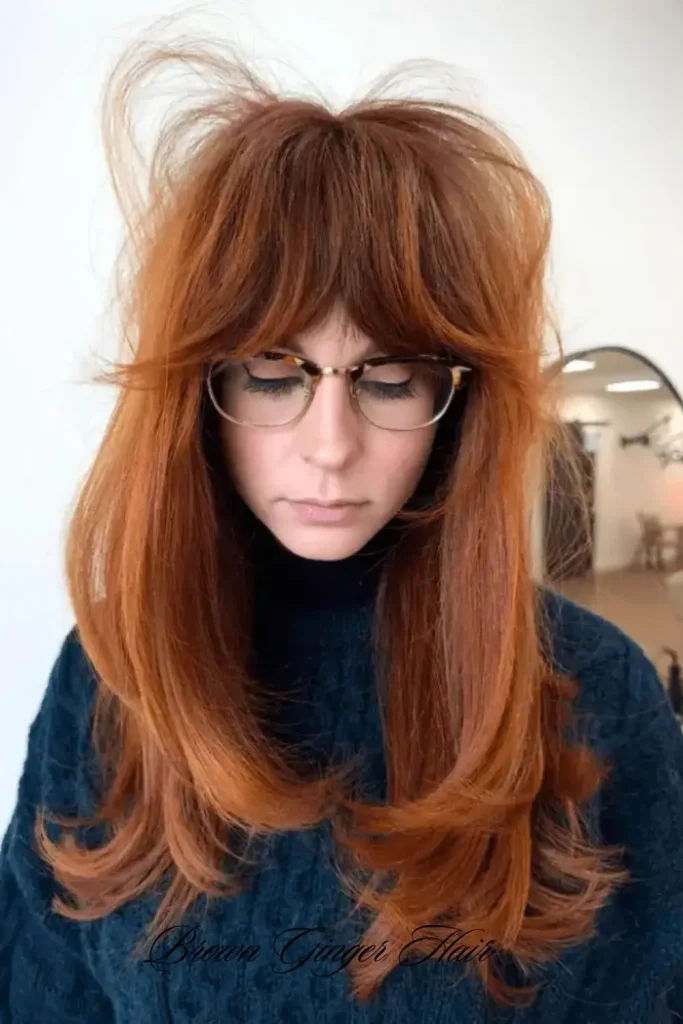 Light Ginger Babylights on Brown