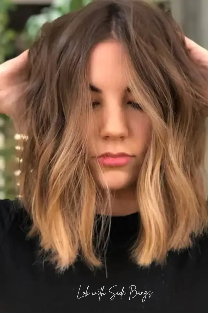 Lob with Side Bangs