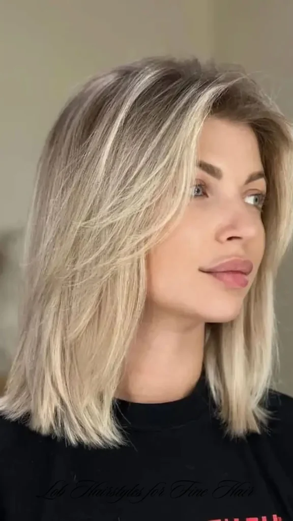 Lob with Soft Curls