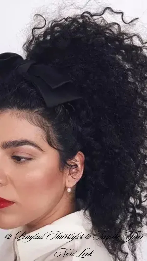 Ponytail with Hair Clips