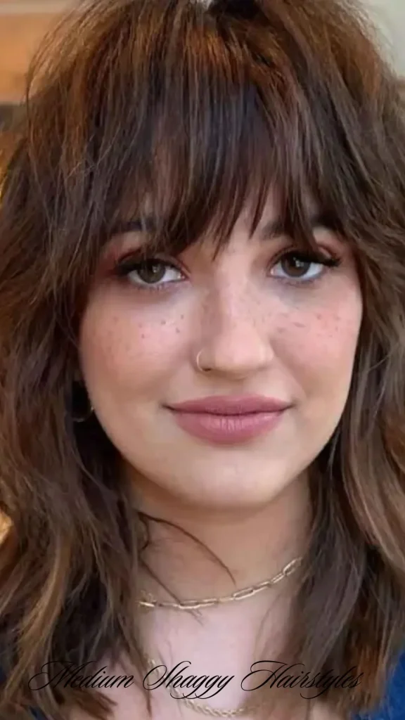 Shag with Choppy Bangs