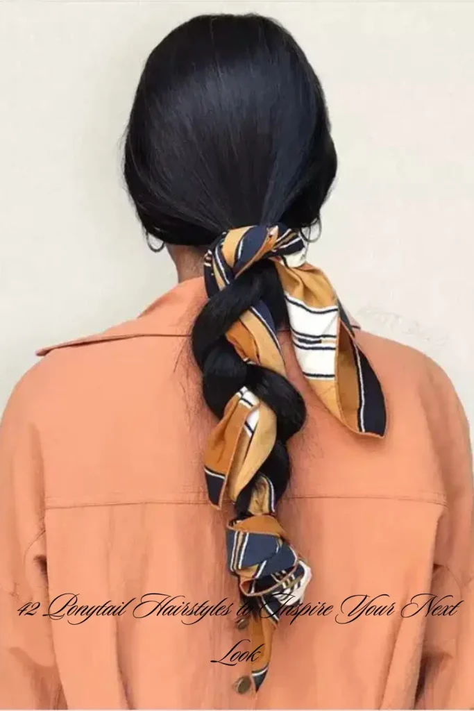 Slicked-Back Ponytail