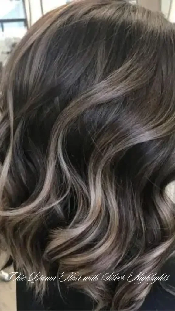 Subtle Silver Peekaboo Highlights