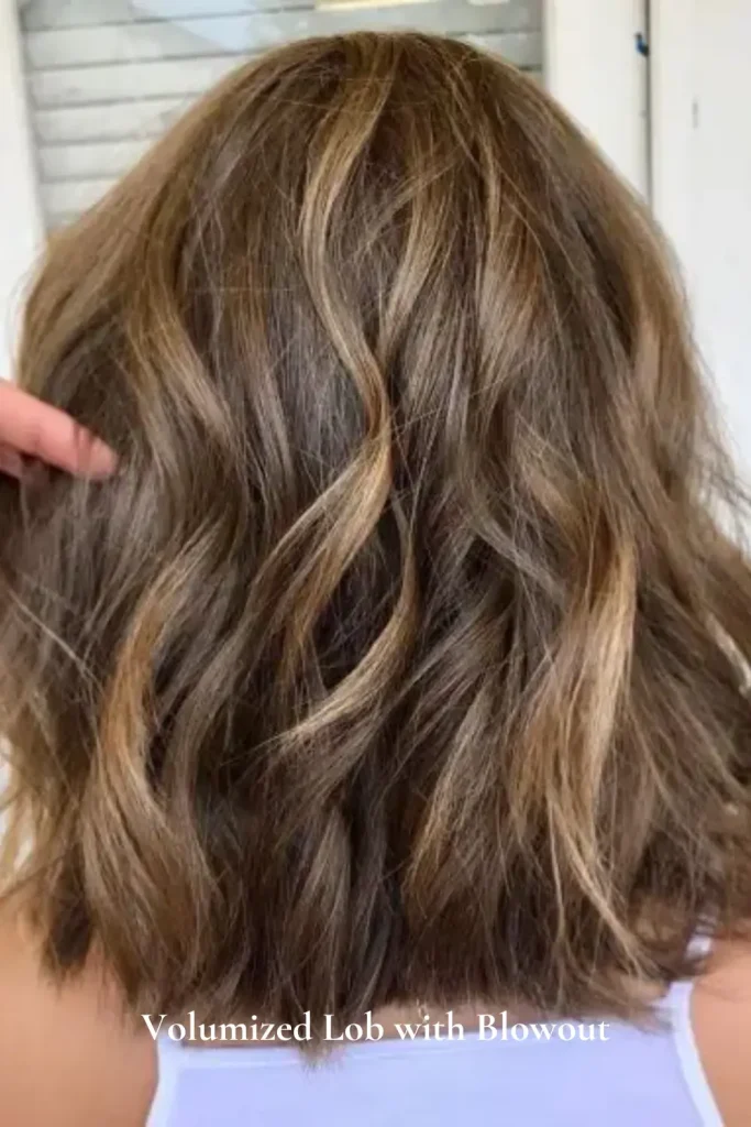 Volumized Lob with Blowout