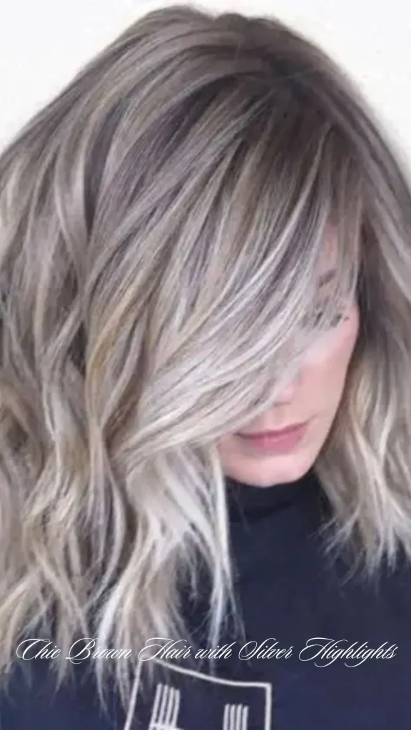 Warm Brown Base with Cool Silver Highlights