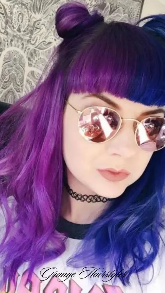 Bleached Blonde Hair with Roots
