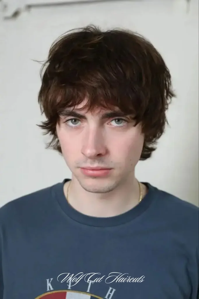 Brunette Wolf Cut