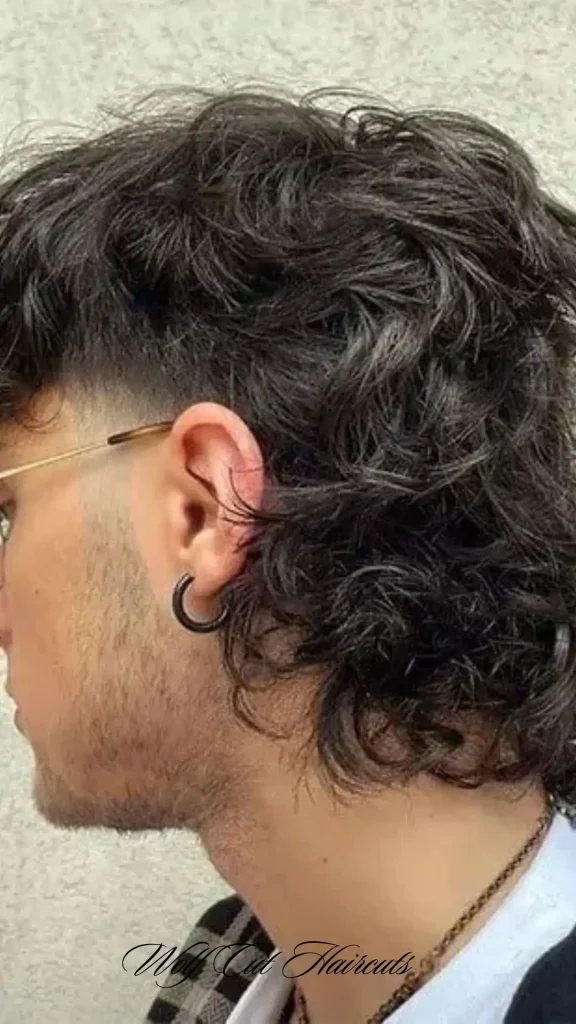 Curly Wolf Cut