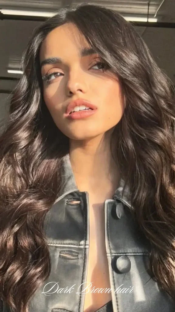 Dark Brown with Auburn Lowlights