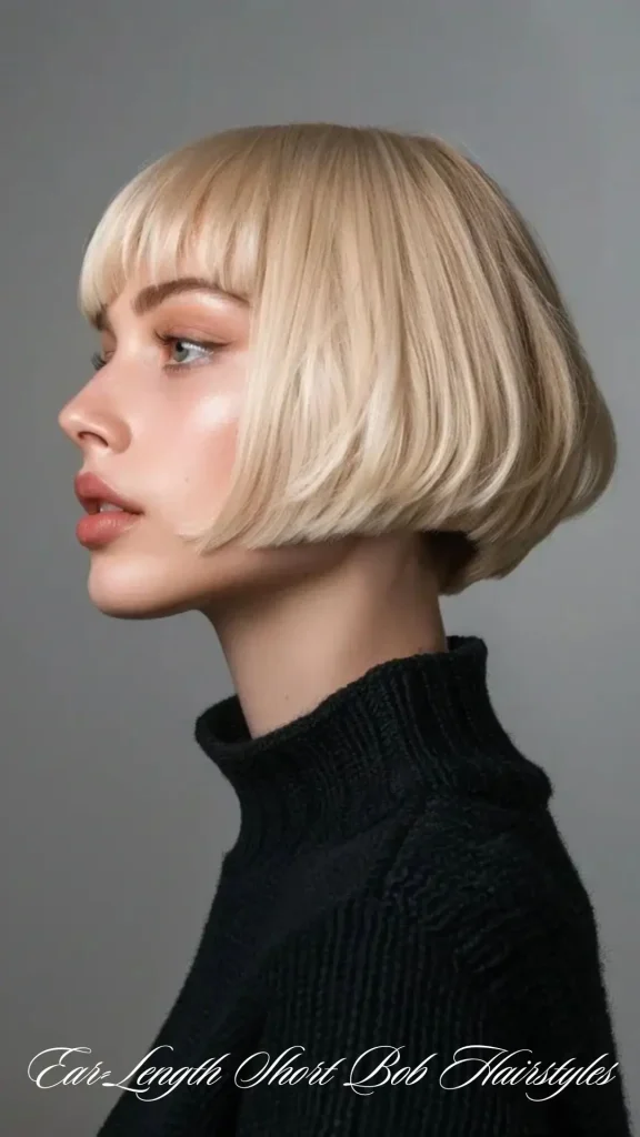Ear-Length Short Bob Hairstyles
