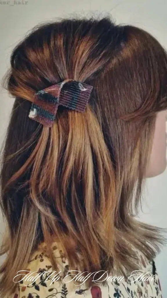 Floral Half-Up