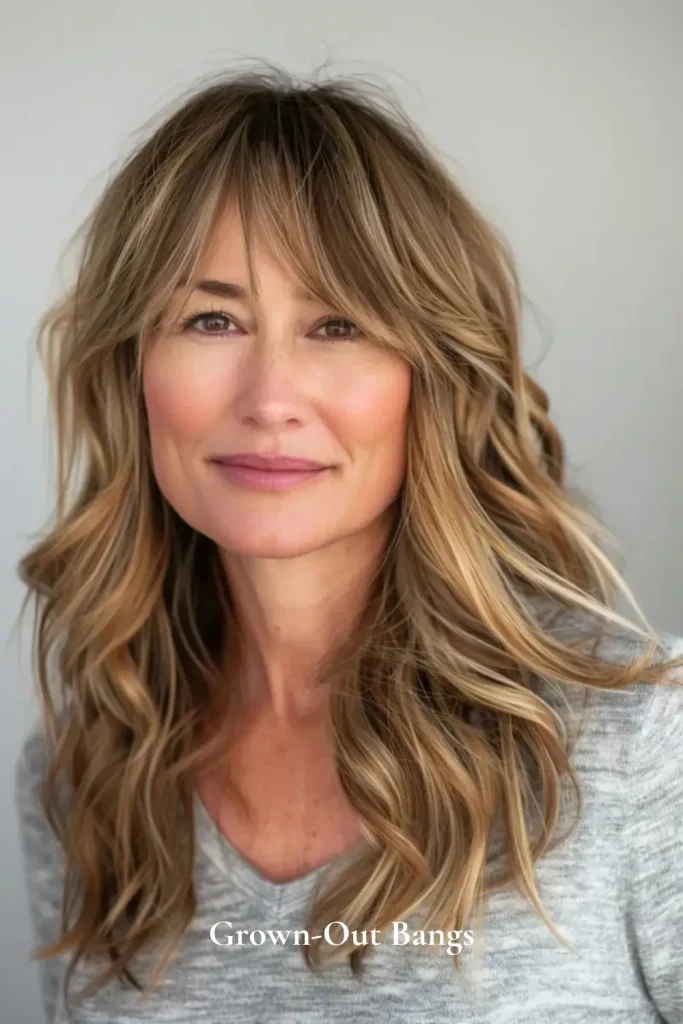 Grown-Out Bangs