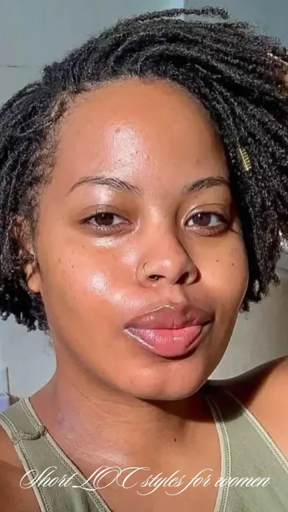 High Puff with Locs