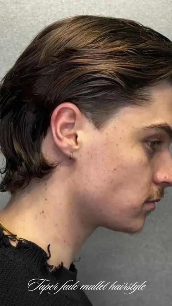 High Taper Fade Mullet