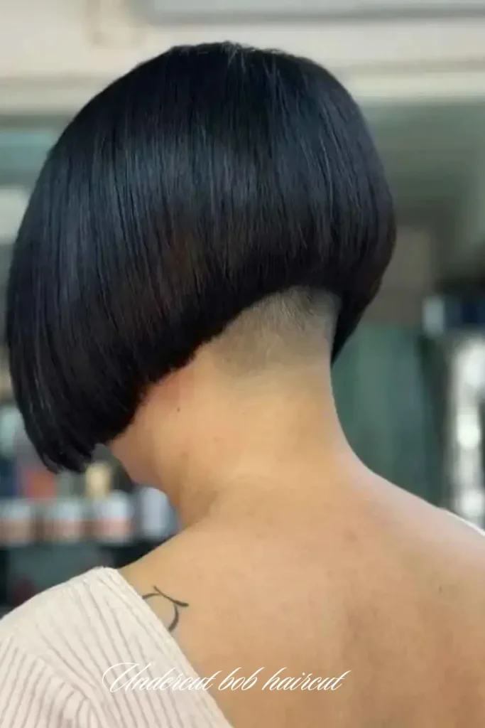 Inverted Bob with Nape Undercut