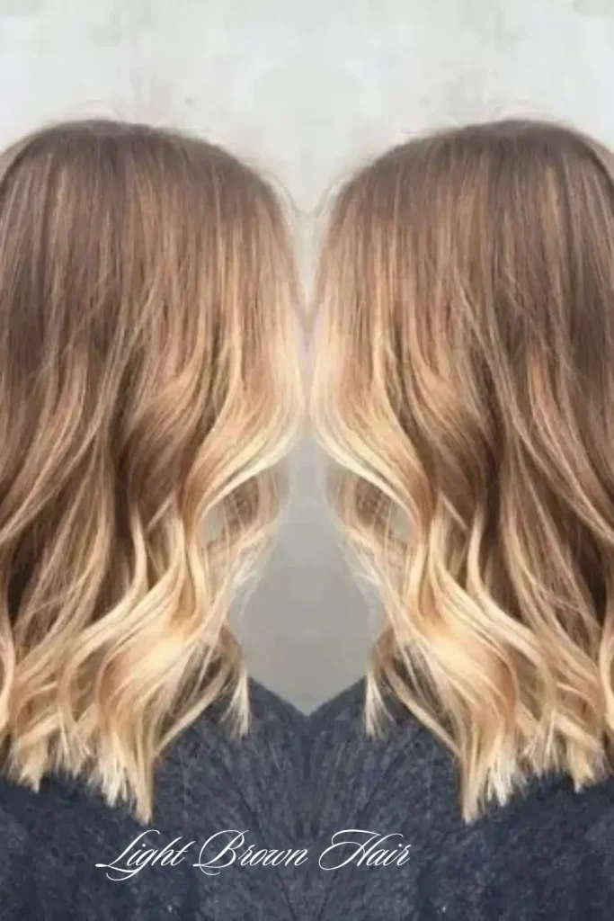 Light Brown with Rose Gold Tint