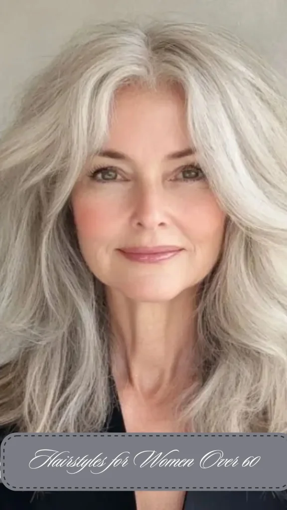  Long, Sleek Hair with a Side Part
