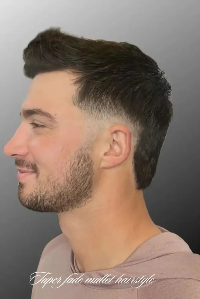 Low Taper Fade Mullet