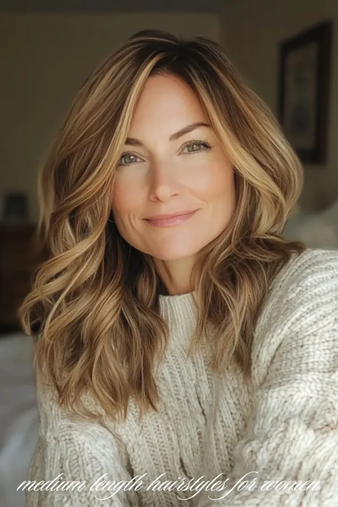 Mid-Length Cut with Balayage