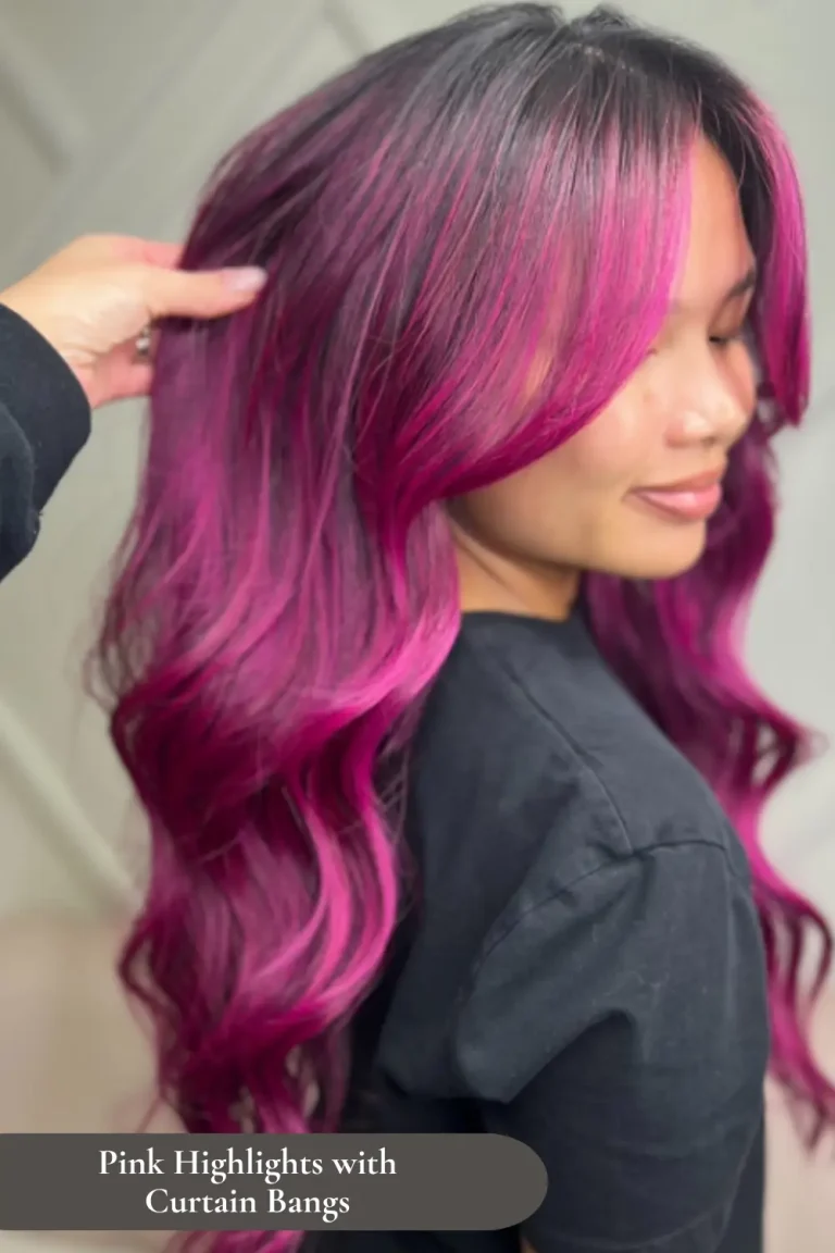 21 Pink Highlights in Brown Hair That Turn Heads