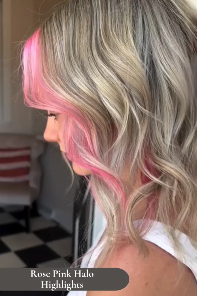 Rose Pink Halo Highlights
