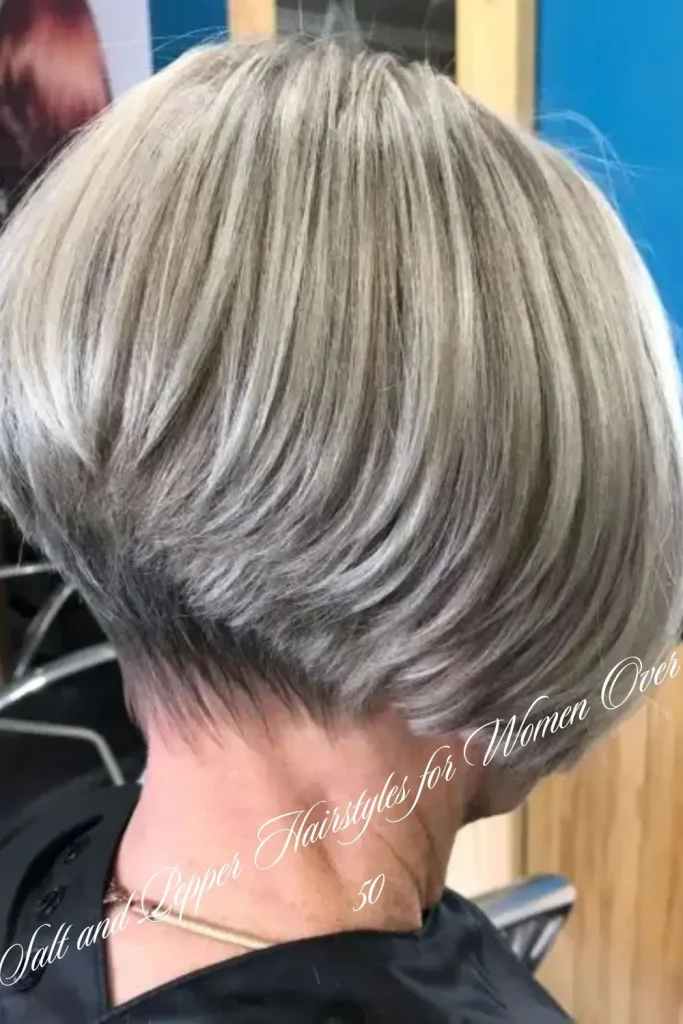 Salt and Pepper Hairstyles for Women Over 50