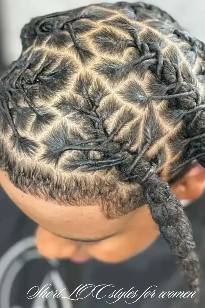 Side Swept Locs