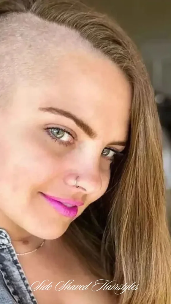 Sleek Ponytail with Shaved Side