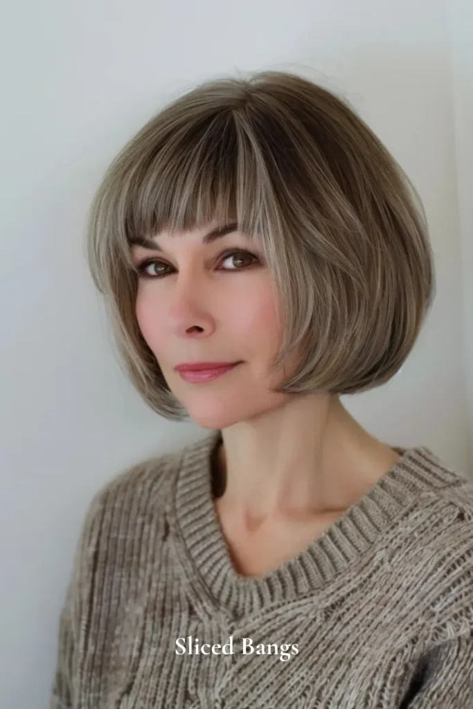 Sliced Bangs