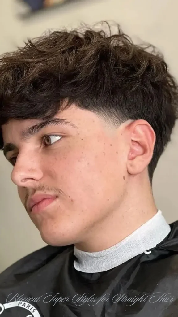 Slicked-Back Blowout Taper