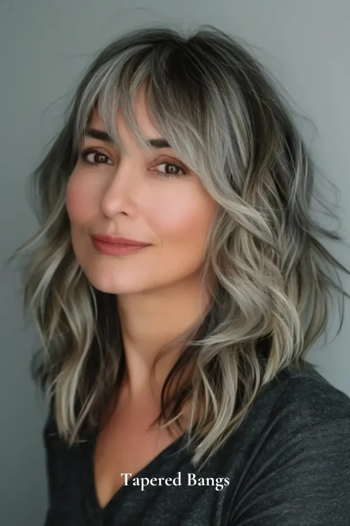 Tapered Bangs