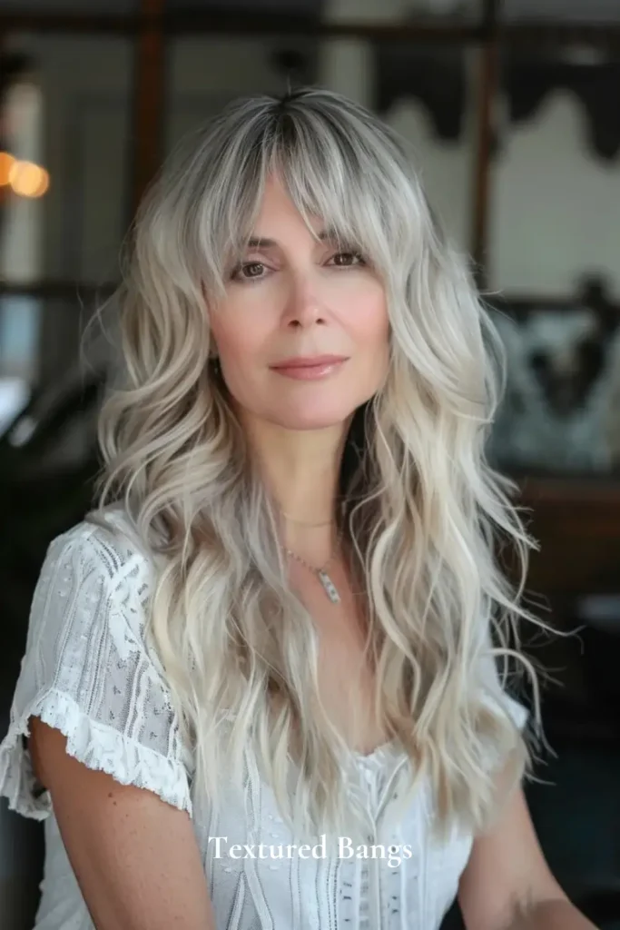 Textured Bangs