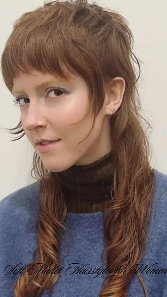 Textured Mullet for Thick Hair