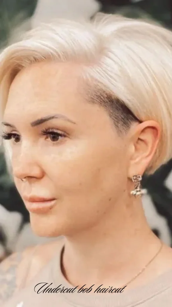 Undercut Bob Haircuts