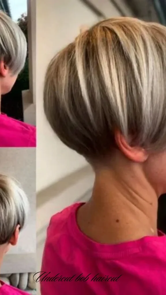 Undercut Bob with Hair Tattoo