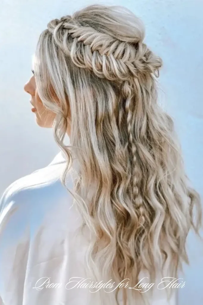 Voluminous Side Swept Curls