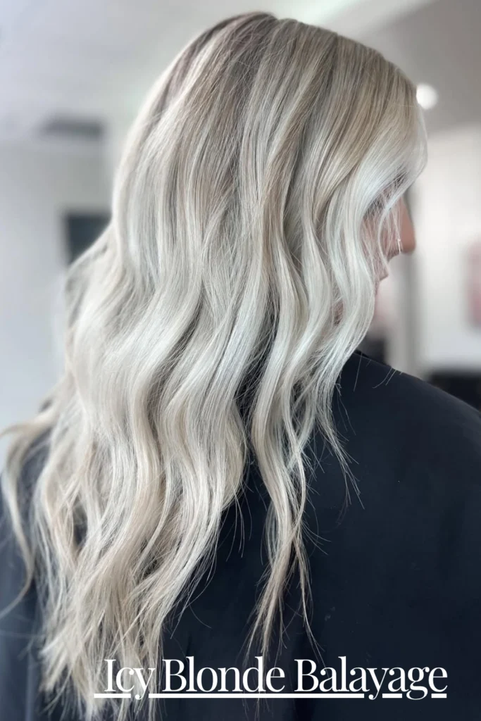 Icy Blonde Balayage