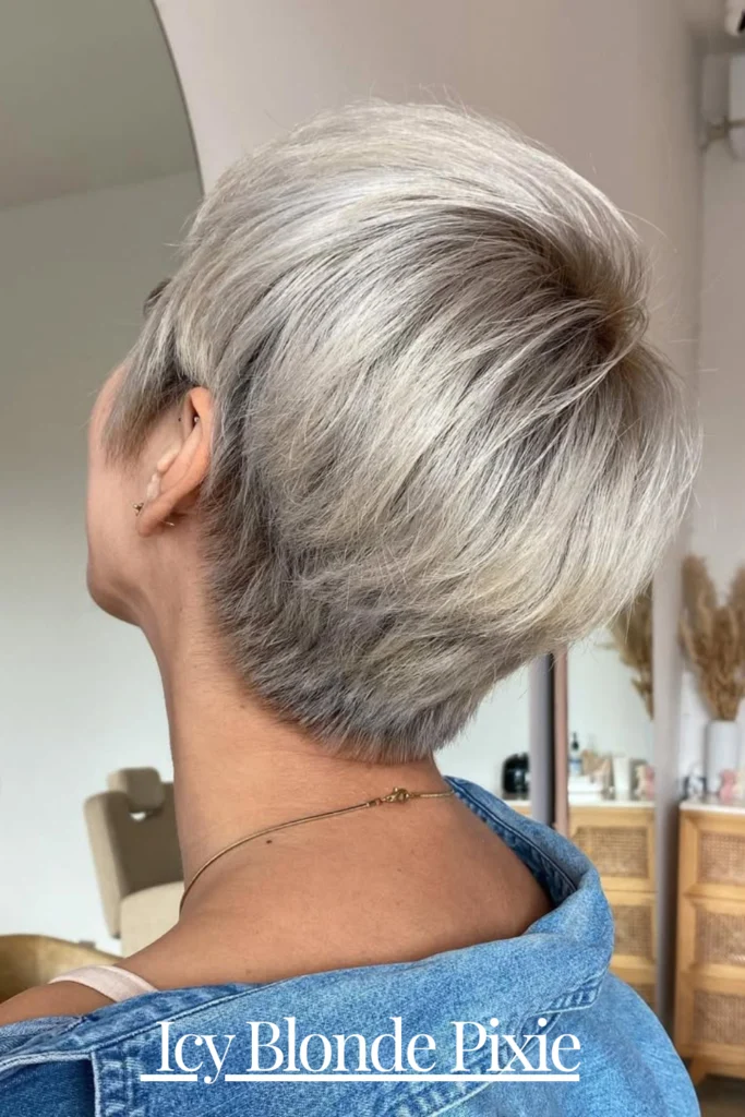 Icy Blonde Pixie