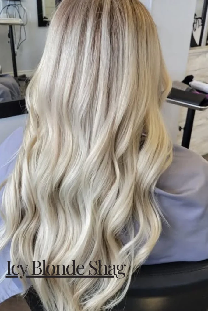 Icy Blonde Shag