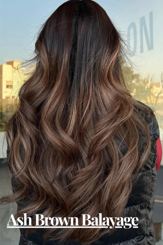 Ash Brown Balayage