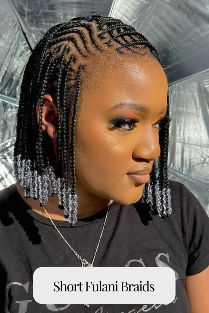 Short Fulani Braids