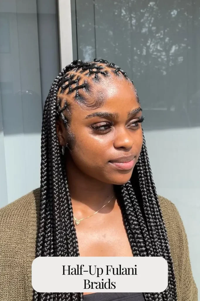 Crisscross Fulani Braids