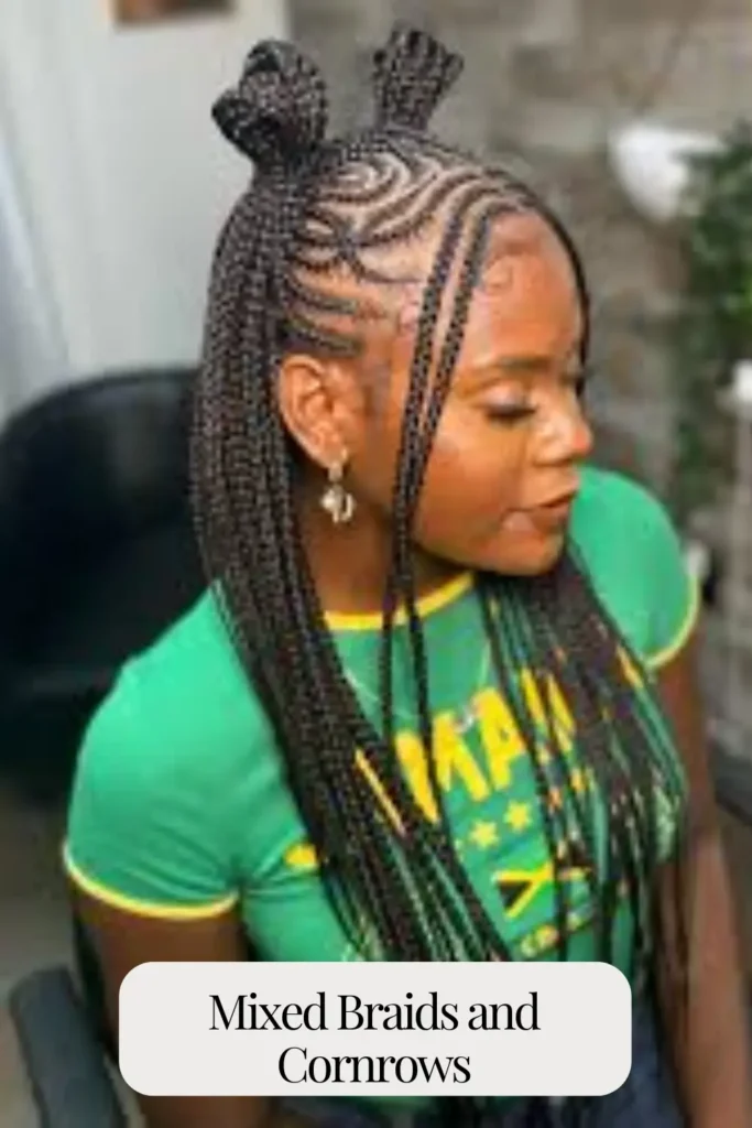 Mixed Braids and Cornrows